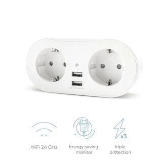 Enchufe Inteligente Garza Wifi 2 USB