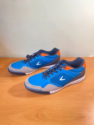 Zapatillas Fútbol Sala Boomerang Azul Naranja