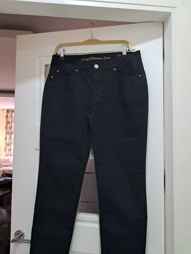 Pantalones Cortefiel Negro Talla M