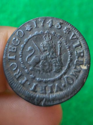 Felipe V 4 Maravedís 1743 Segovia