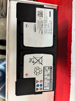 Batería Varta original de BMW AGM 90Ah 900A 