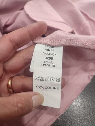 Giacca Javeline 10/11 anni veste più piccola cm140