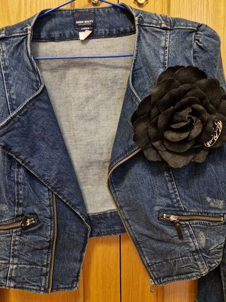 Cazadora vaquera corta Miss Sixty Talla L
