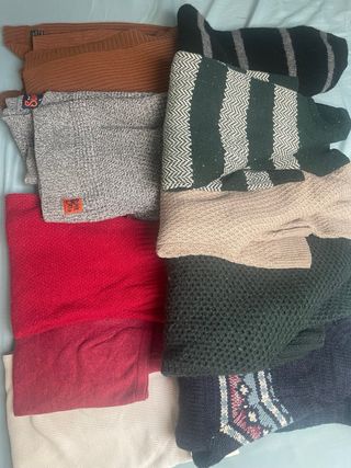 Lote 10 jerséis Talla M