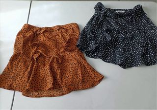 Falda pantalón estampada