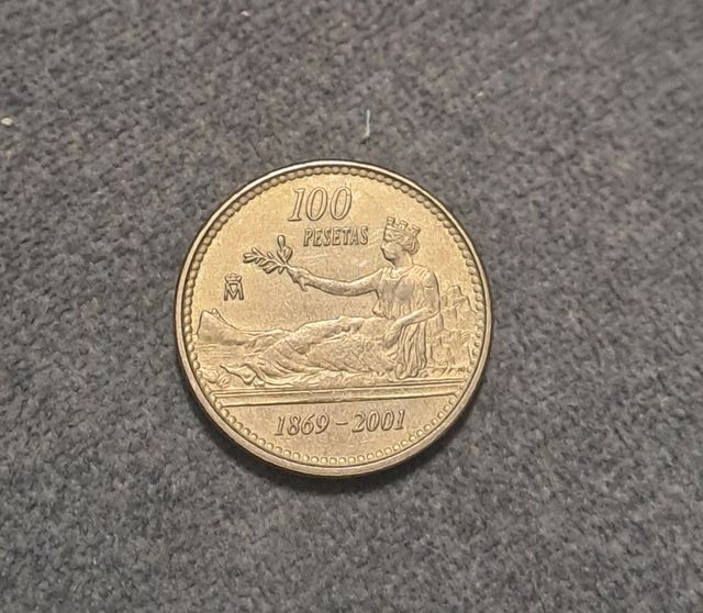 Moneda 100 Pesetas 1869-2001
