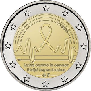 Bélgica 🇧🇪 2 euros 2024 - Lucha contra el Cáncer