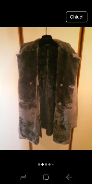 Cappotto Shearling Burberrys Grigio/Marrone