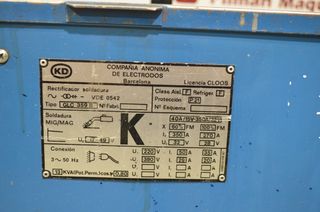 Maquina soldar hilo KD GLC 359 B