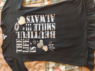 Camiseta algodón niña/mujer The Life is Beautiful