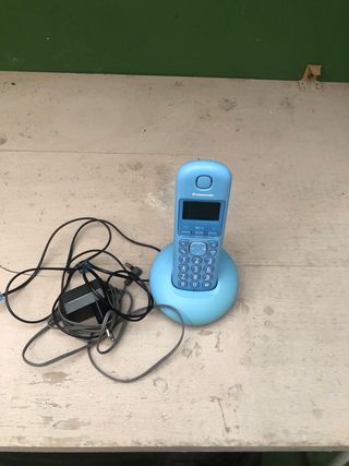 Teléfono Inalámbrico Panasonic Azul