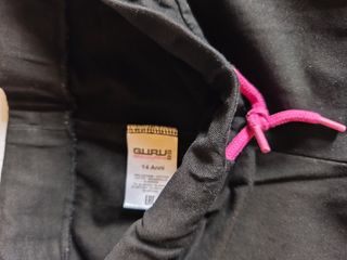 Tuta bambina Guru nera con stampa