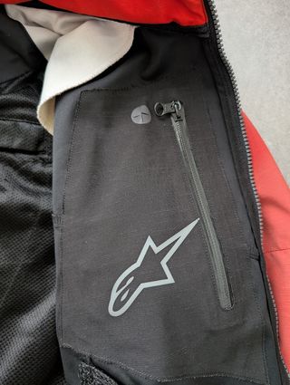 Sudadera moto Alpinestars Gris y Roja Talla L