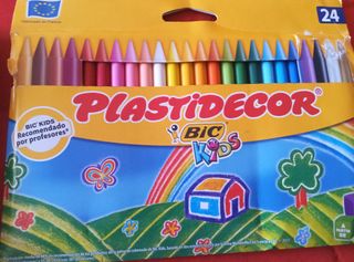 Plastidecor BIC Kids 12 y 24 Colores y rotulador