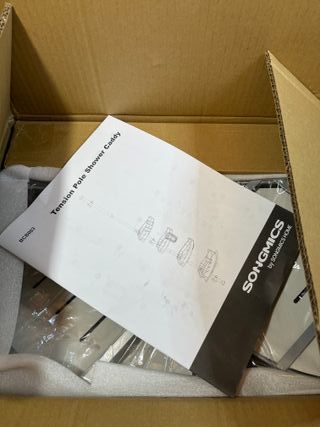 Estante de ducha para baño SONGMICS