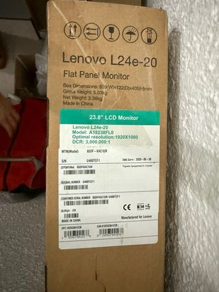 Monitor Lenovo L24e-20 23.8 LCD