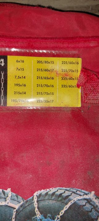 Cadenas para ruedas 4x4
