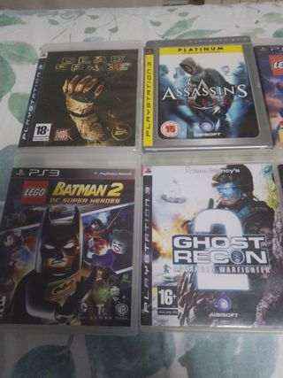 Pack de 8 juegos de PS3
