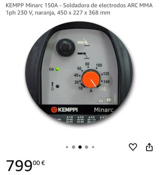 Soldadora Kemppi Minarc 150A ARC MMA