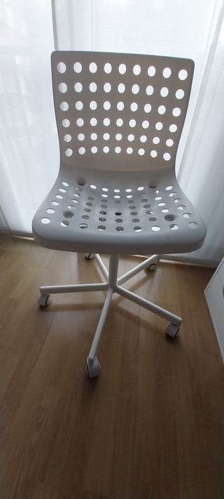 Silla de escritorio Ikea blanca