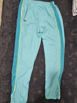 Chandal lacoste azul y blanco