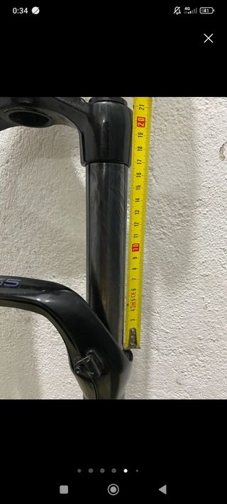 Horquilla Rockshox 160mm Negra 29
