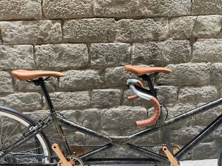 Bicicleta tandem vintage
