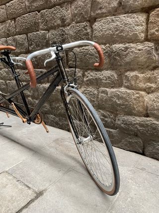Bicicleta tandem vintage