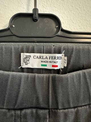 Pantaloni skinny grigi Carla Ferroni