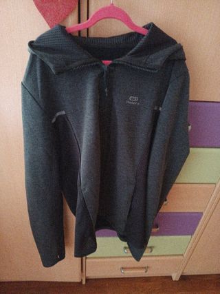 Chaqueta deportiva gris Kalenji