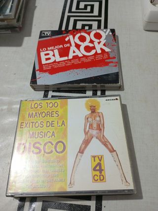 Lote 2 CDs: Lo Mejor de Black & Éxitos Disco