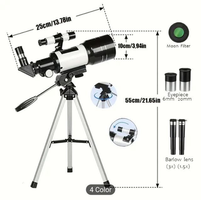 Telescopio Astronómico Infantil con Accesorios