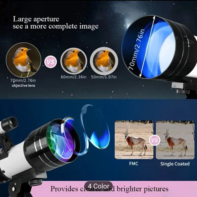 Telescopio Astronómico Infantil con Accesorios