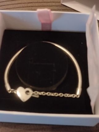 Pulsera Pandora Plata de Ley Corazón
