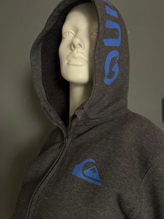 Chaqueta Quiksilver Talla L Niño Azul y Gris