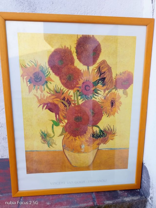 Cuadro Los Girasoles Van Gogh 54x67cm