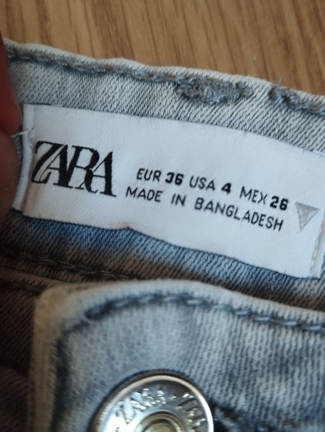 Pantalones Skinny Grises Zara