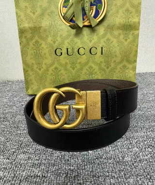 Cinturón Gucci para mujer, color negro,talla90