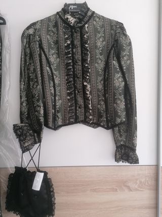 Traje Baturra Gala Verde y Negro