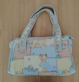 Bolso de bebé acolchado con ositos