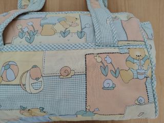 Bolso de bebé acolchado con ositos