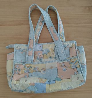 Bolso de bebé acolchado con ositos