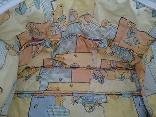 Bolso de bebé acolchado con ositos