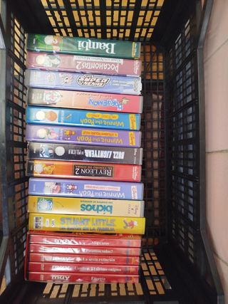Lote Películas VHS Disney y DVDs