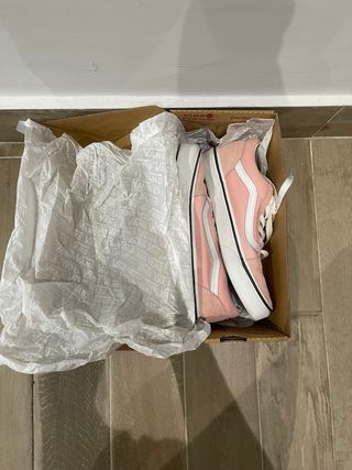 Vans Old Skool Rosa Talla 39 Mujer como nuevas 
