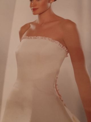 Vestido de Novia Blanco y Rosa