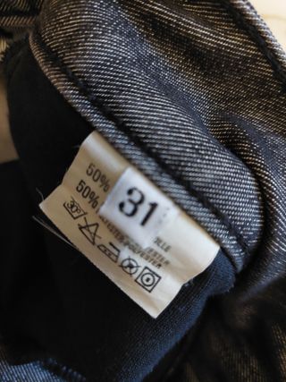 Pantalón vaquero mujer gris