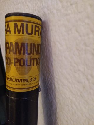 Mapa mundi Físico-Político. Editorial Vicens-vive