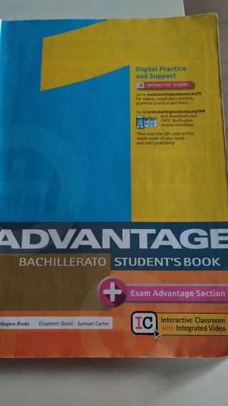 ADVANTAGE FOR BACHILLERATO 1. ST'S BOOK (2017)