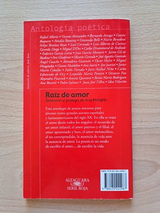 Raíz de amor. Antología poética (Serie roja. An...